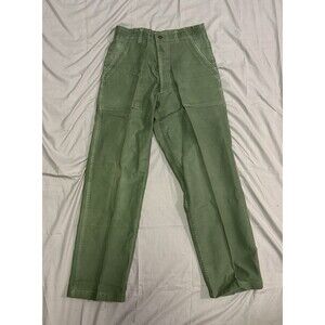 OG-107 Type 1 Sateen Vietnam War US Army Military Trousers Pants Vintage 1960s